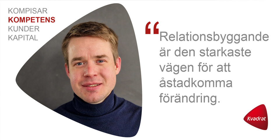 Fredrik Johansson är Lead Developer och mjukvaruingenjör och ansluten till Kvadrat Stockholm.